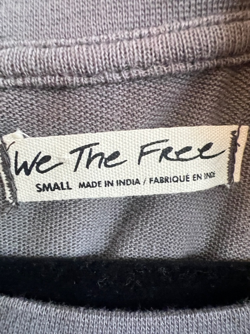We the free by Free people grey oversized Small black sequence sleeve shirt - Picture 6 of 12